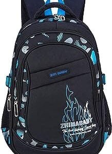 Mochila Escolar para Adolescentes Niños, Mochila Informal Grande, Mochila Colegio de Nailon para Niño Mochilas Escolares para Primaria y Secundaria de Grados 3 a 9