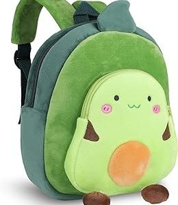 Mochila Infantil Kindergarten,Pequeñas Mochilas Bolsas Escolares de Dibujos Animados Frutas para Niñas Primaria Suave Mochila de Felpa Bebe Guarderia Preescolar para 2-4 Años